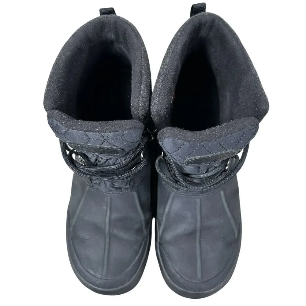 KEEN Women's 7 US Black Waterproof Duck‎ Boots Insulated Winter Warm
